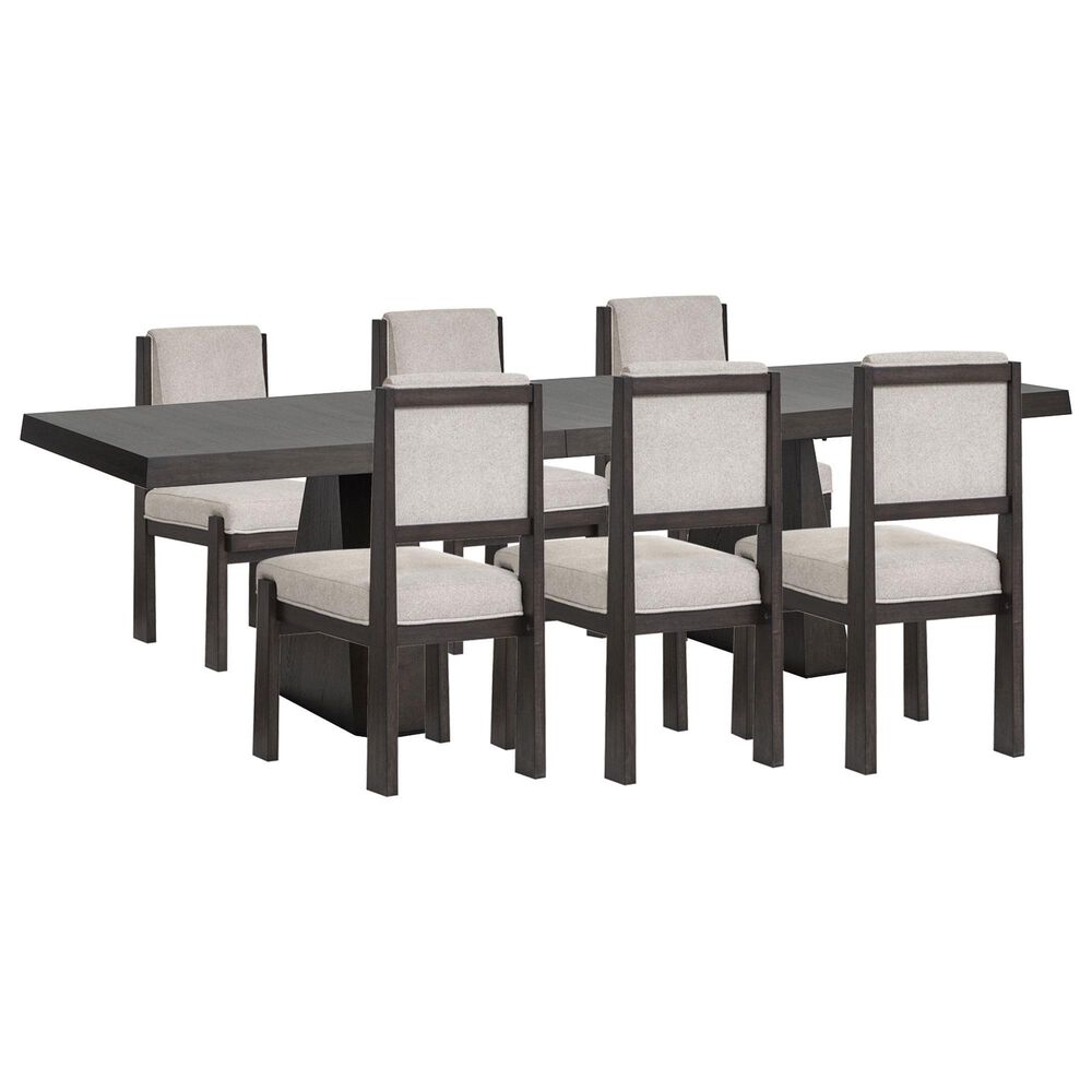 Nicolette Home Tauren 7-Piece Rectangular Extension Dining Set in Coffee Bean, , large