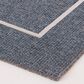 Central Oriental New Zealand Long Float 7"10" x 9"10" Granite and Ecru Area Rug, , large