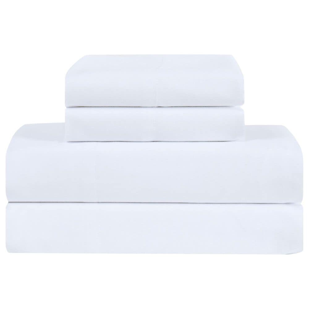 Pem America Truly Calm Antimicrobial 4-Piece King Sheet Set in White, , large