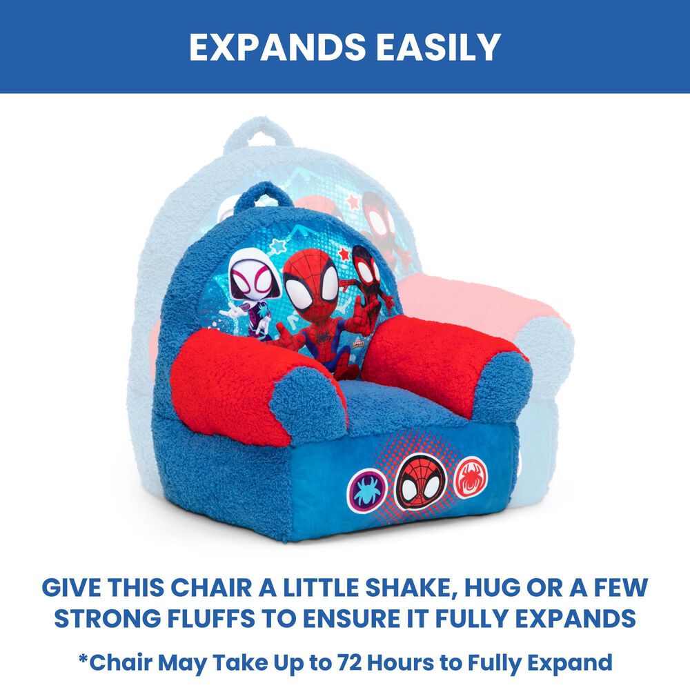 Delta Children Spidey and His Amazing Friends Cozee Buddy Chair in Blue, , large