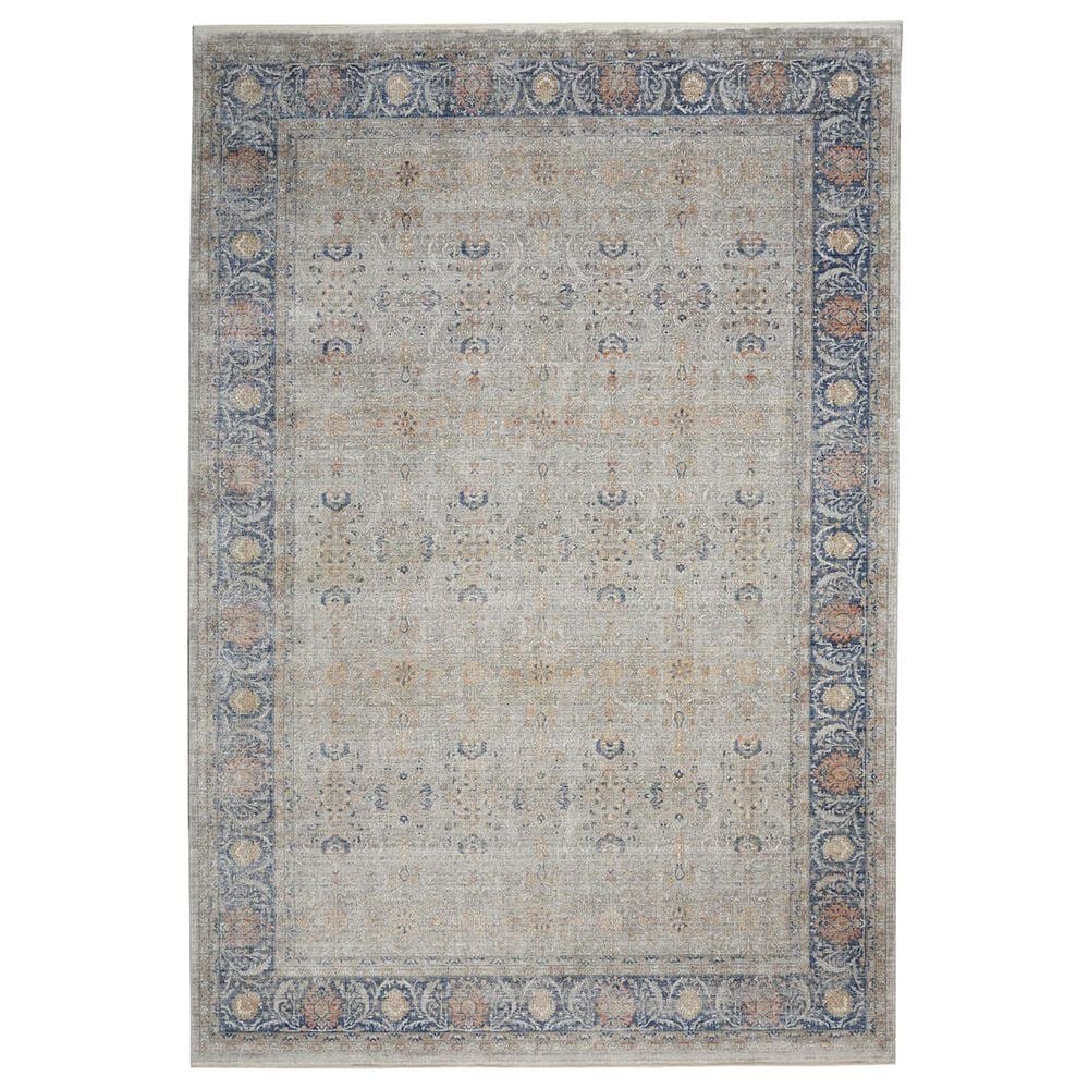 Nourison Starry Nights STN08 8" x 10" Grey Area Rug, , large