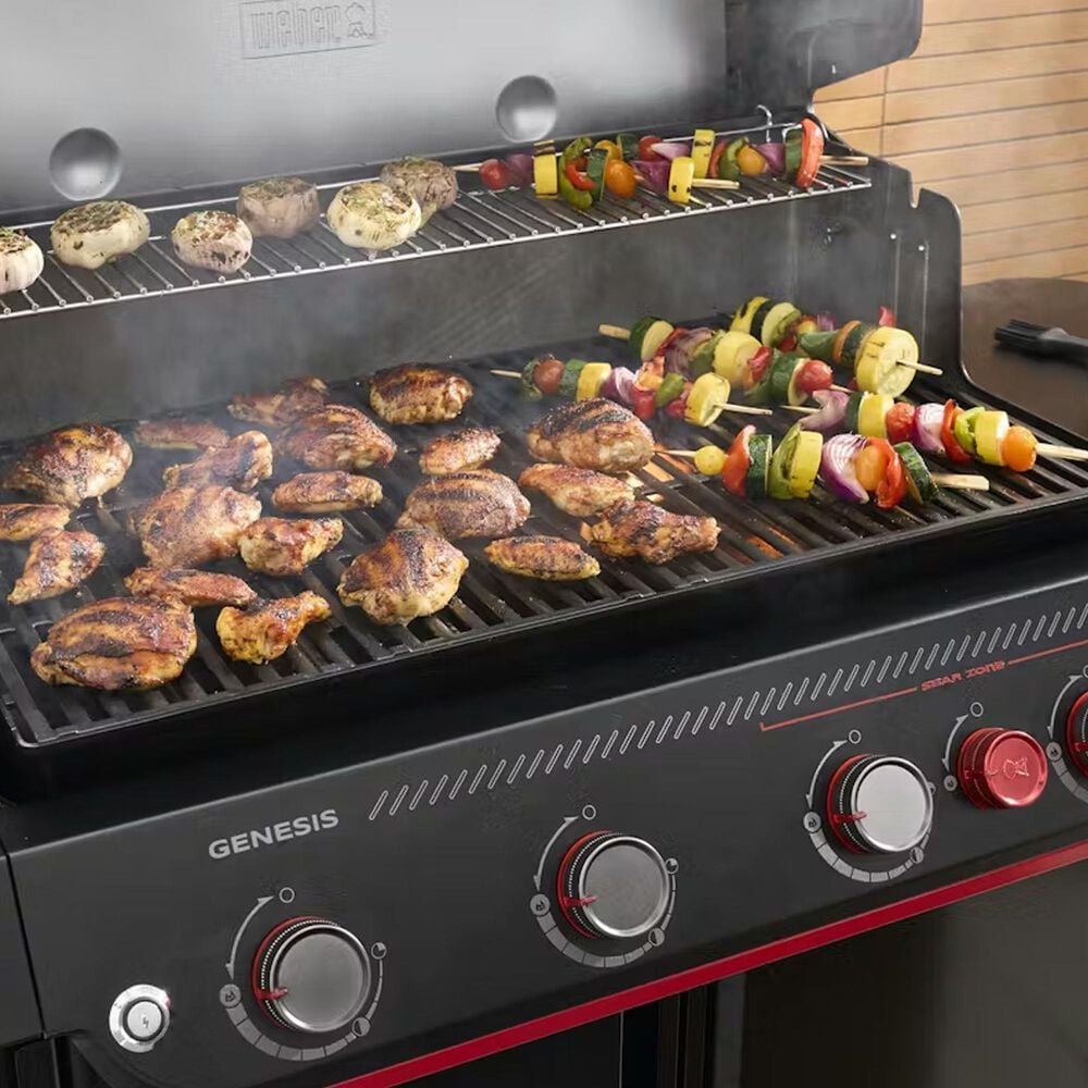 Weber Genesis 3-430 Stealth 4-Burner Gas Grill in Black, , large