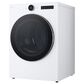 LG 7.4 Cu. Ft. Ultra Large Capacity Electric Dryer with Sensor Dry In White, , large