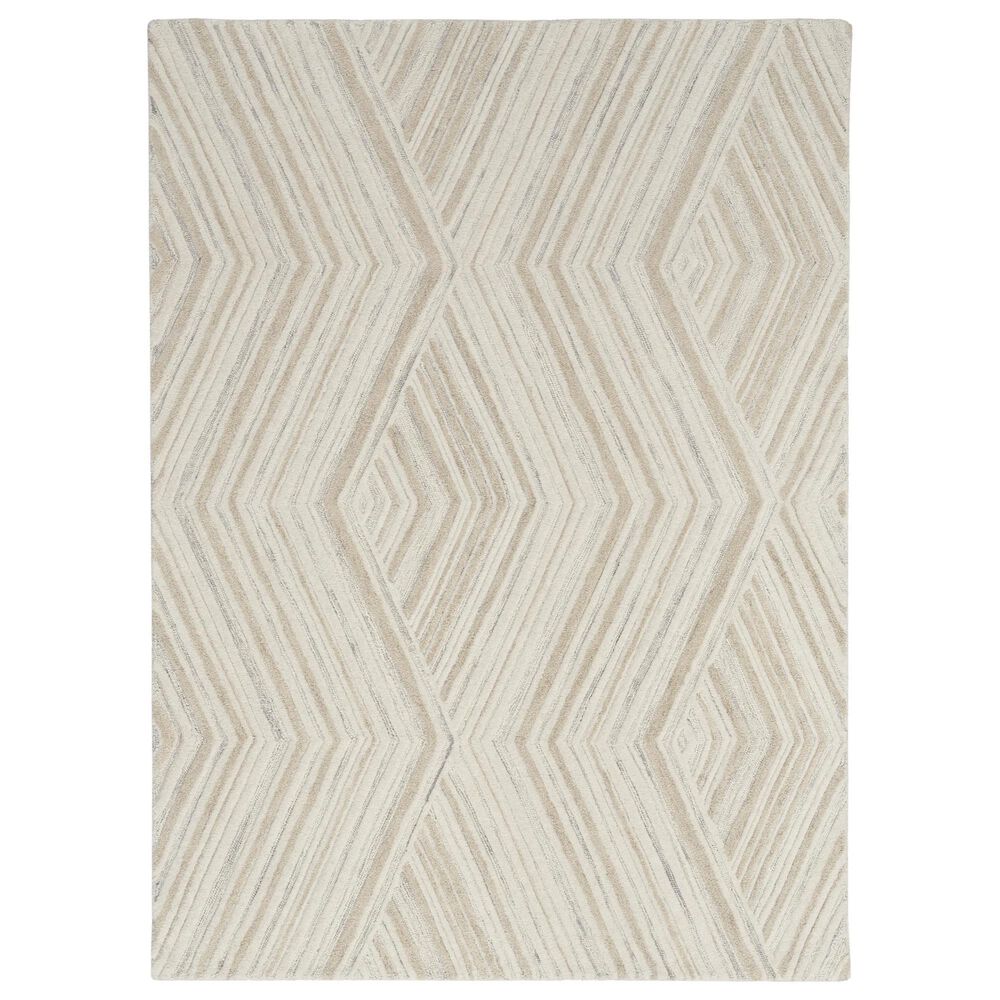 Nourison Graceful Ivory 3"9" x 5"9" Area Rug, , large