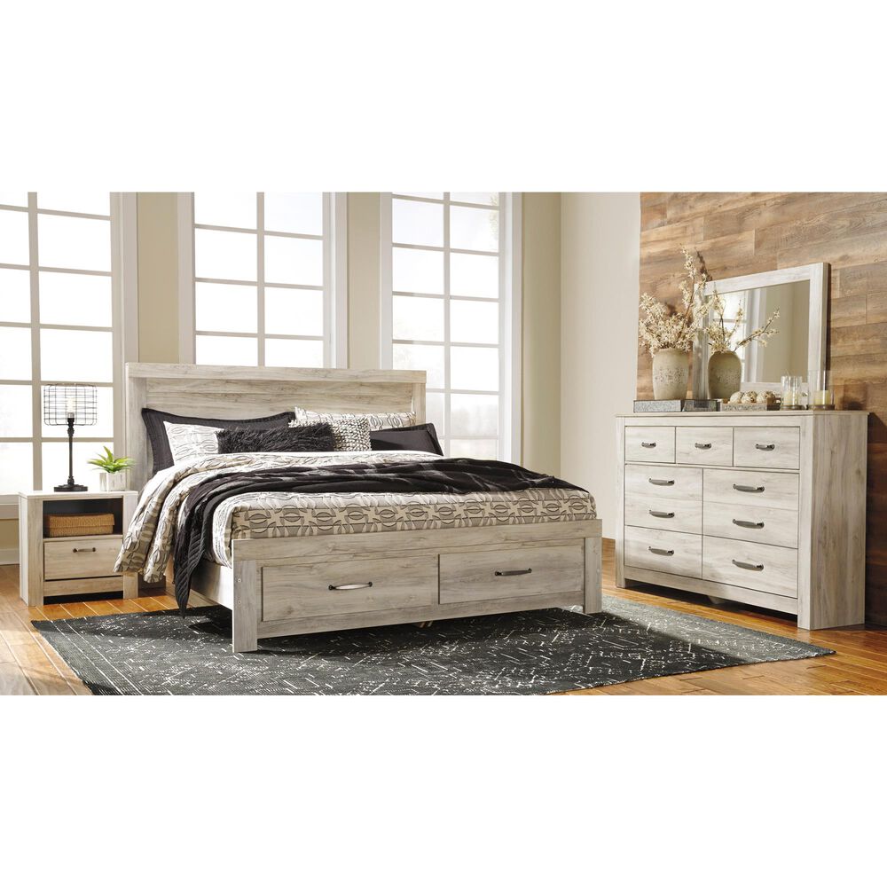 Ashley Bellaby Dresser and Mirror in Whitewash, , large