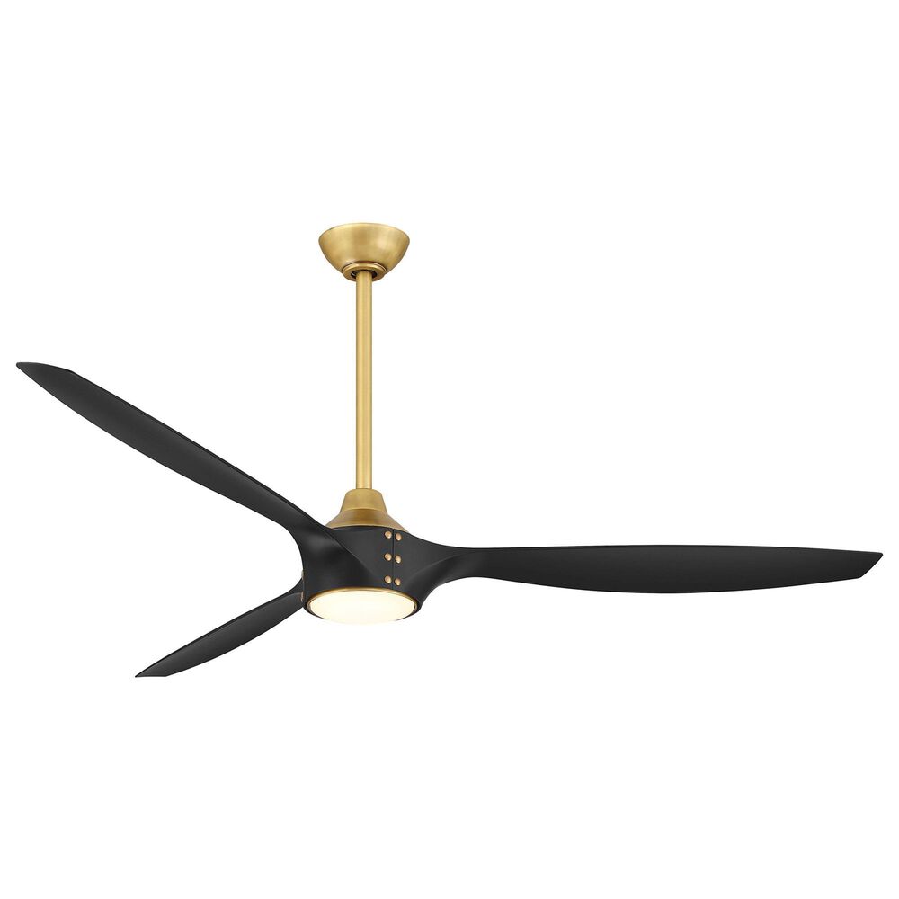 Minka-Aire Pierce 65" LED Smart Ceiling Fan in Legacy Brass, , large