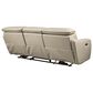 Superb Leather Power Motion Sofa with Power Headrest in Myrtle Light Grey, , large