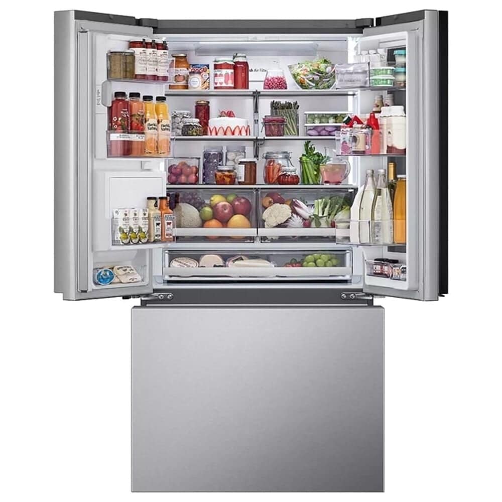 LG 2-Piece Kitchen Package with 26 Cu. Ft. French Door Refrigerator and Pocket Handle Dishwasher in Stainless Steel, , large