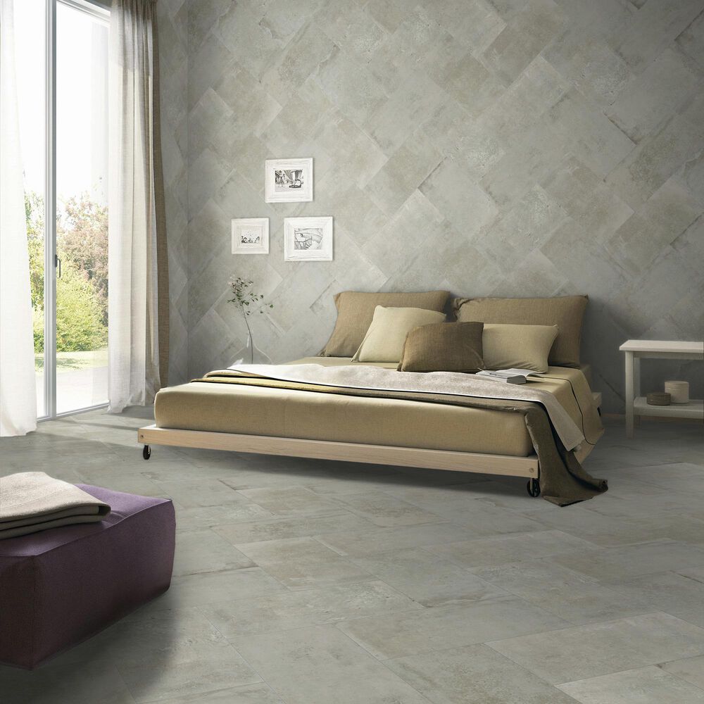 Dal-Tile Rekindle Light Grey 12&#39;&#39; x 24&#39;&#39; Porcelain Tile, , large