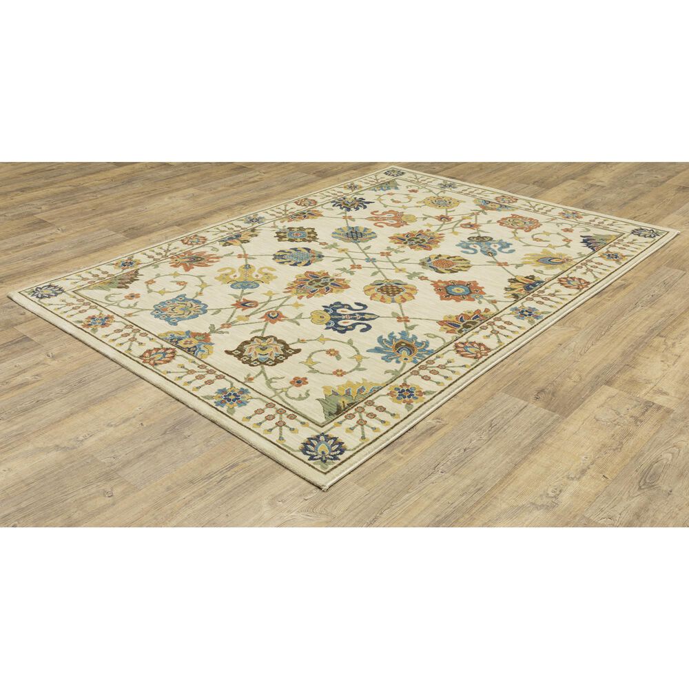Oriental Weavers Francesca Traditional 7&#39;10&quot; x 10&#39;10&quot; Ivory Area Rug, , large