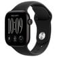 Apple Watch Series 12 (GPS) 42mm Black Aluminum Case with Black Sport Band - M/L and 2-Year AppleCare+, , large