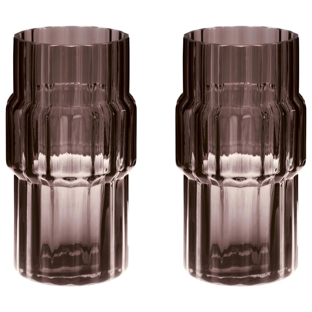 Ashley Dorlow 9" Vase in Mauve (Set of 2), , large