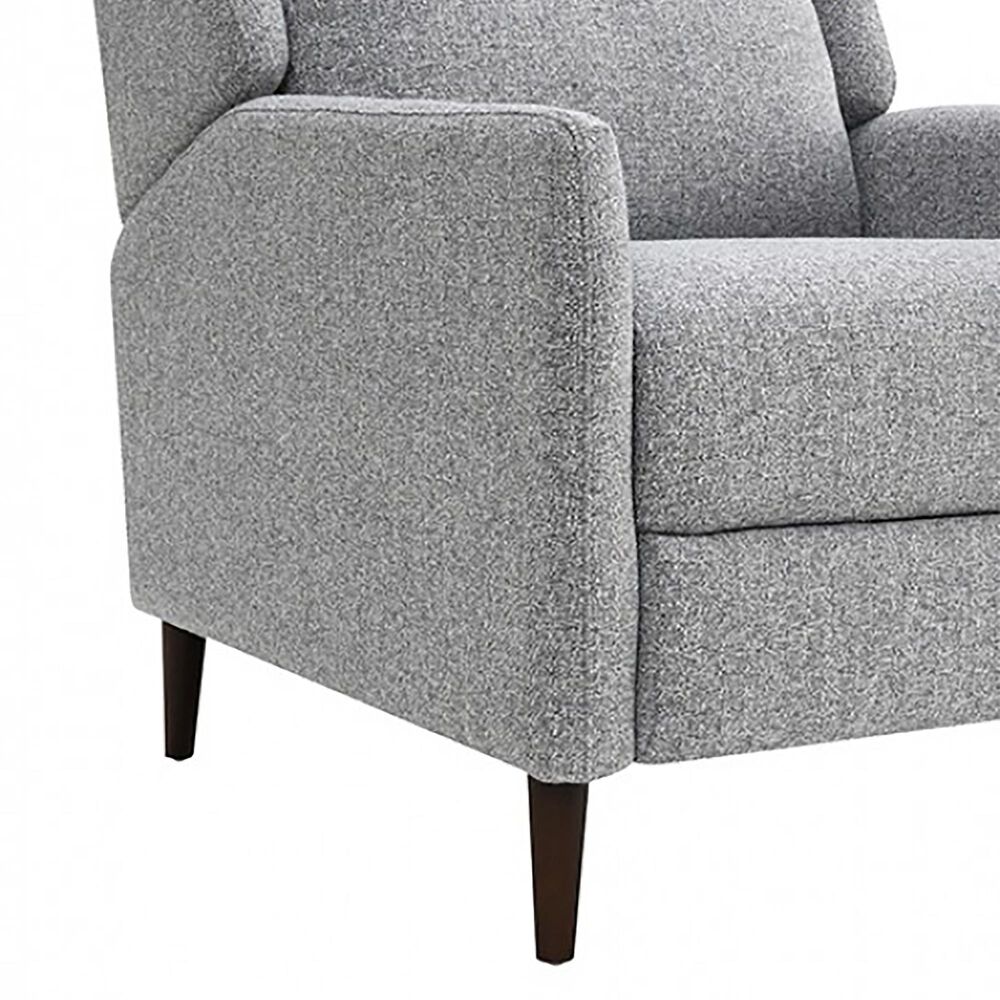 Furniture of America Selric Push Back Recliner in Gray, , large