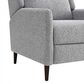 Furniture of America Selric Push Back Recliner in Gray, , large