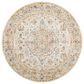 Surya Mona Lisa 5"3" Round Light Sage, Tan, Mustard, Olive, Brick Red, Dark Blue and Burgundy Area Rug, , large