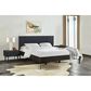 Blue River Cross 1 Drawer Nightstand in Dark Gray, , large