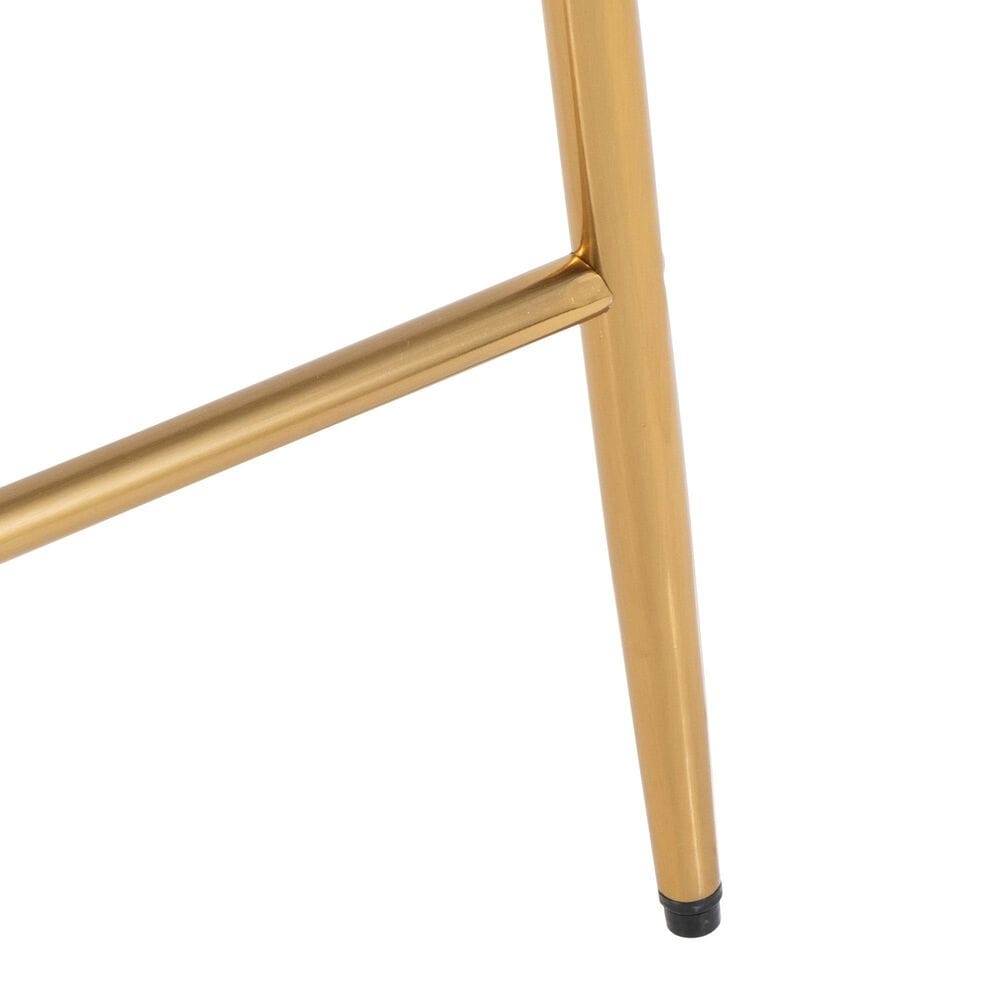Lumisource Matisse Counter Stool with Cream Cushion in Gold &#40;Set of 2&#41;, , large