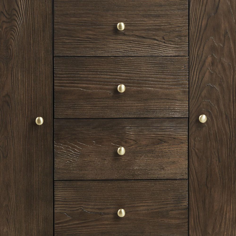 James Martin Vanities Gracyn 48" Single Bathroom Vanity in Sable with 3 cm Victorian Silver Quartz Top and Rectangular Sink, , large