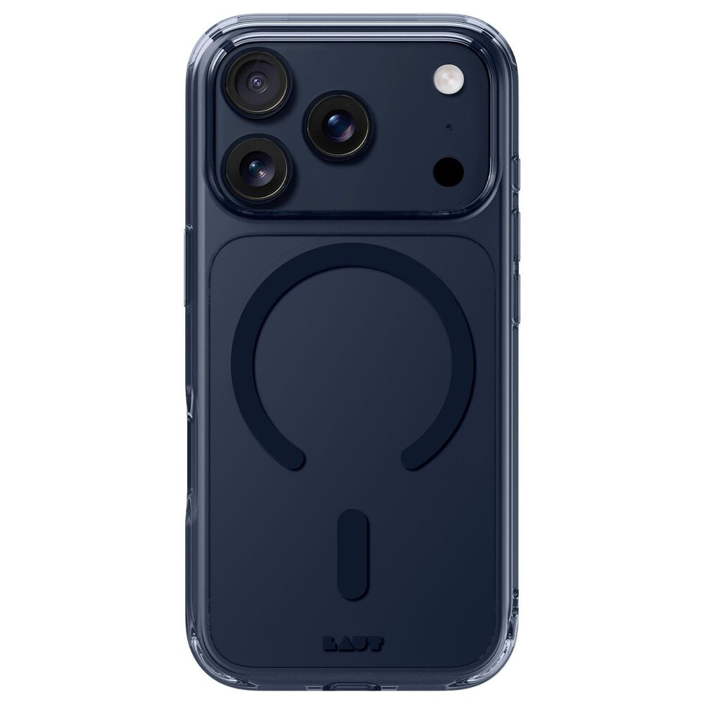 LAUT Crystal Fluro MagSafe Case for Apple iPhone 17 Pro in Clear Midnight, , large