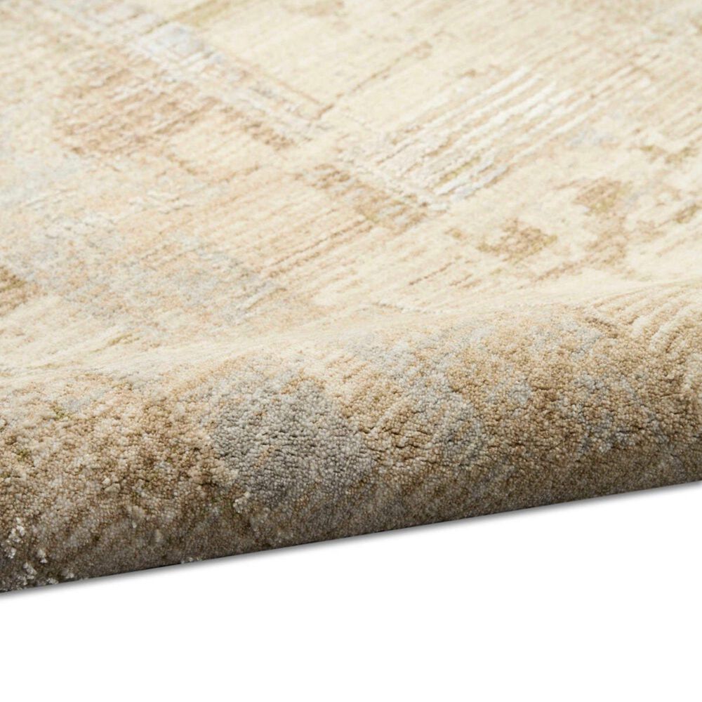 Nourison Drift Beige and Grey 9' x 12' Area Rug, , large