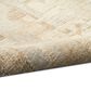 Nourison Drift Beige and Grey 9" x 12" Area Rug, , large