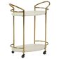 Ashley Tarica Bar Cart in Cream and Gold, , large