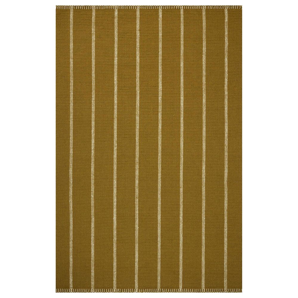 Amber Lewis x Loloi Harlan Ochre and Ivory 2" x 3" Area Rug, , large