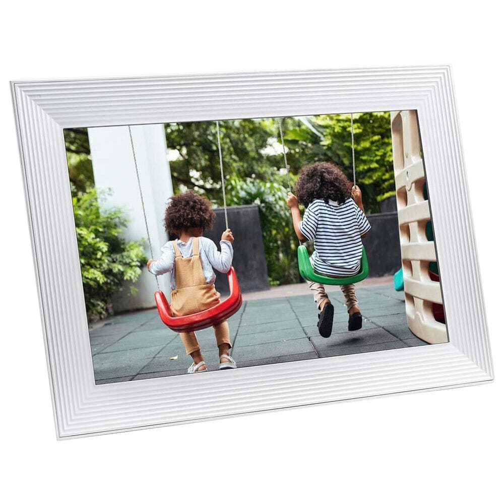 Aura Carver 10.1&quot; Digital Photo Frame in Sea Salt, , large
