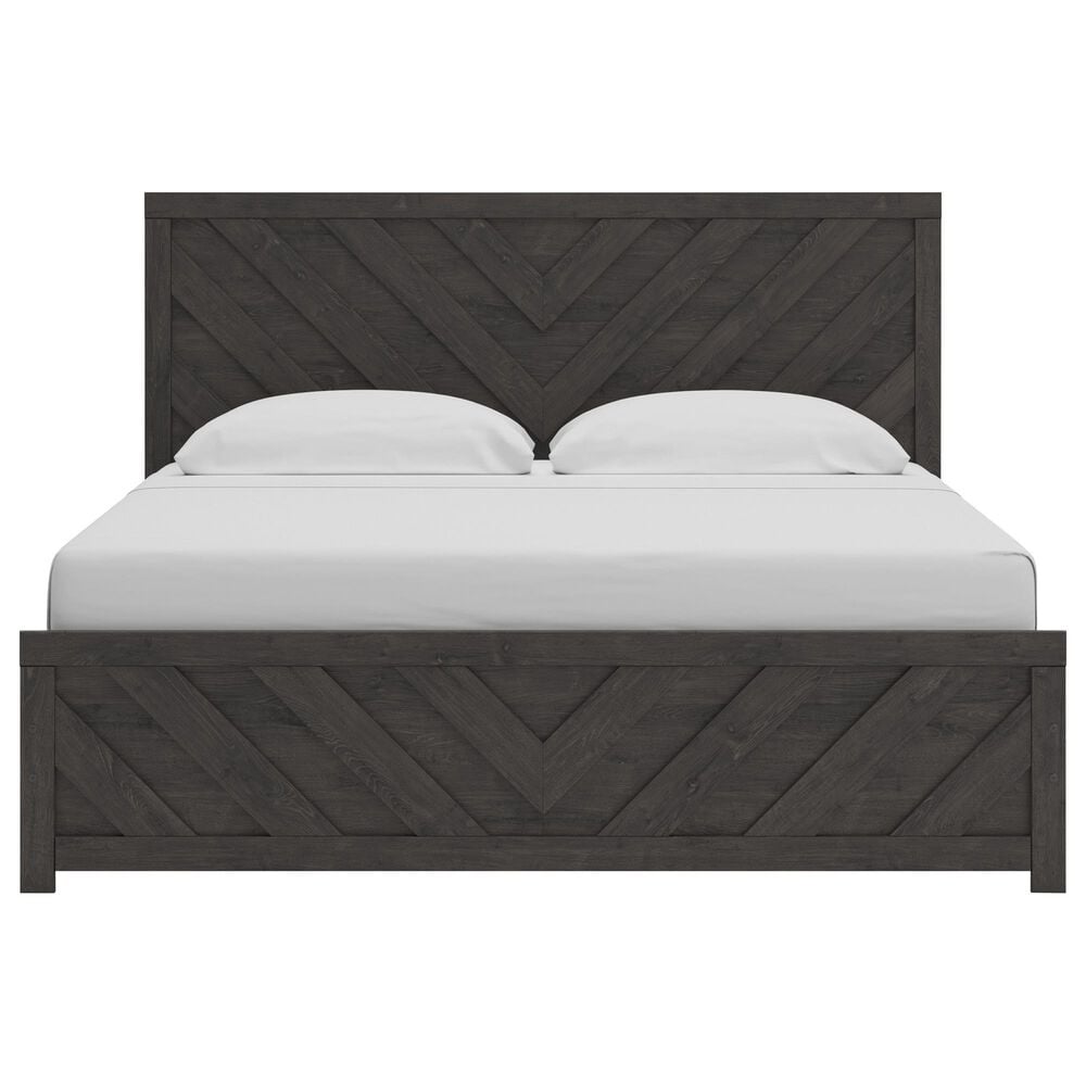 Ashley Prendonea 5-Piece King Bedroom Set in Dark Charcoal, , large