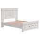 Ashley Makidern Queen Storage Bed with Two Drawers in Whitewash, , large