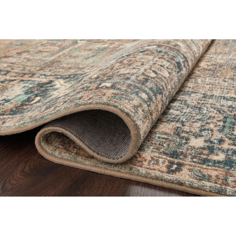 Loloi II Margot 5&#39; x 7&#39;6&quot; Terracotta and Lagoon Area Rug, , large