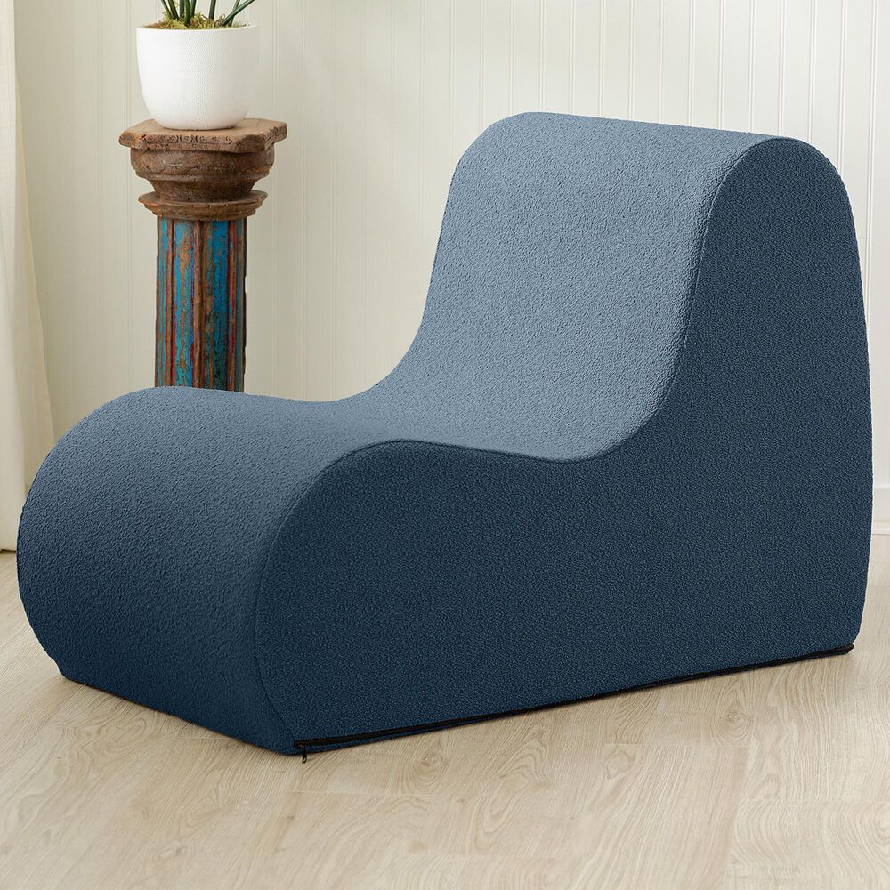 Jaxx Uptown Armless Accent Chair in Navy, , large
