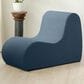 Jaxx Uptown Armless Accent Chair in Navy, , large