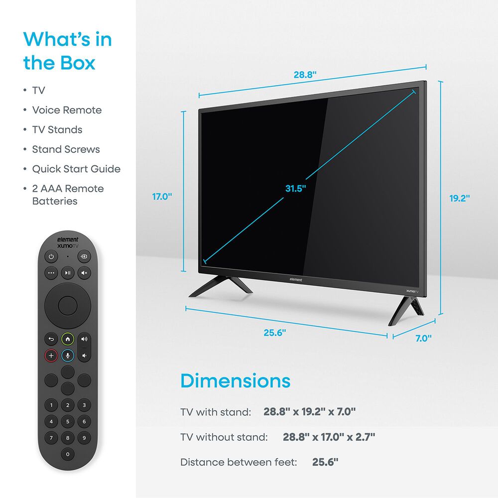 Element 32&quot; 720P HD Xumo Smart TV, , large