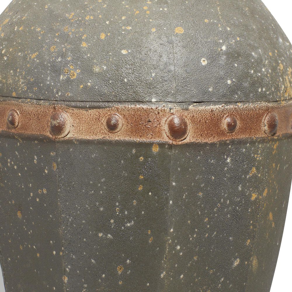 Maple and Jade Rustic Vase in Distressed Brown &#40;Set of 3&#41;, , large