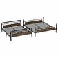 Hearth and Haven Full XL over Queen Detachable Bunk Bed in Black, , large