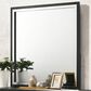 Coaster Lucia Dresser Mirror in Black and Chrome, , large