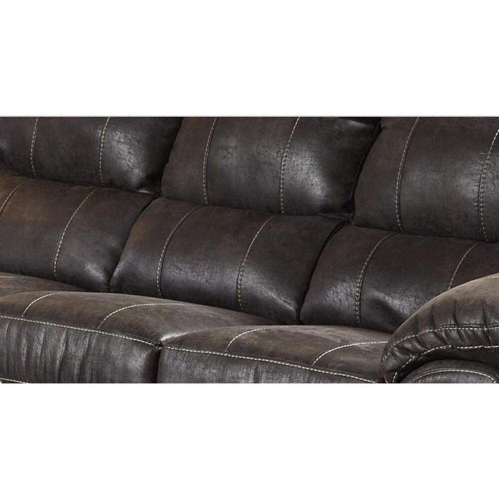 Catnapper Grant Bonded Leather Sofa and Loveseat in Steel, , large