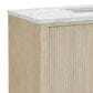 James Martin Vanities Marigot Single 48" Single Vanity in Sun-washed Oak with 3 cm Ethereal Noctis Quartz Top, , large