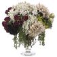 Allstate Floral 15" Hydrangea and Rose Flower Arrangement in Beige and Violet, , large