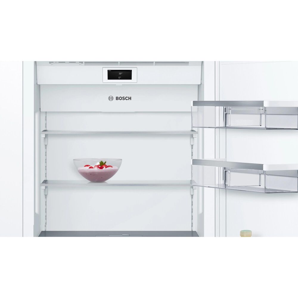 Bosch Benchmark 30&quot; Benchmark Built-In Bottom Freezer Refrigerator in Stainless Steel, , large