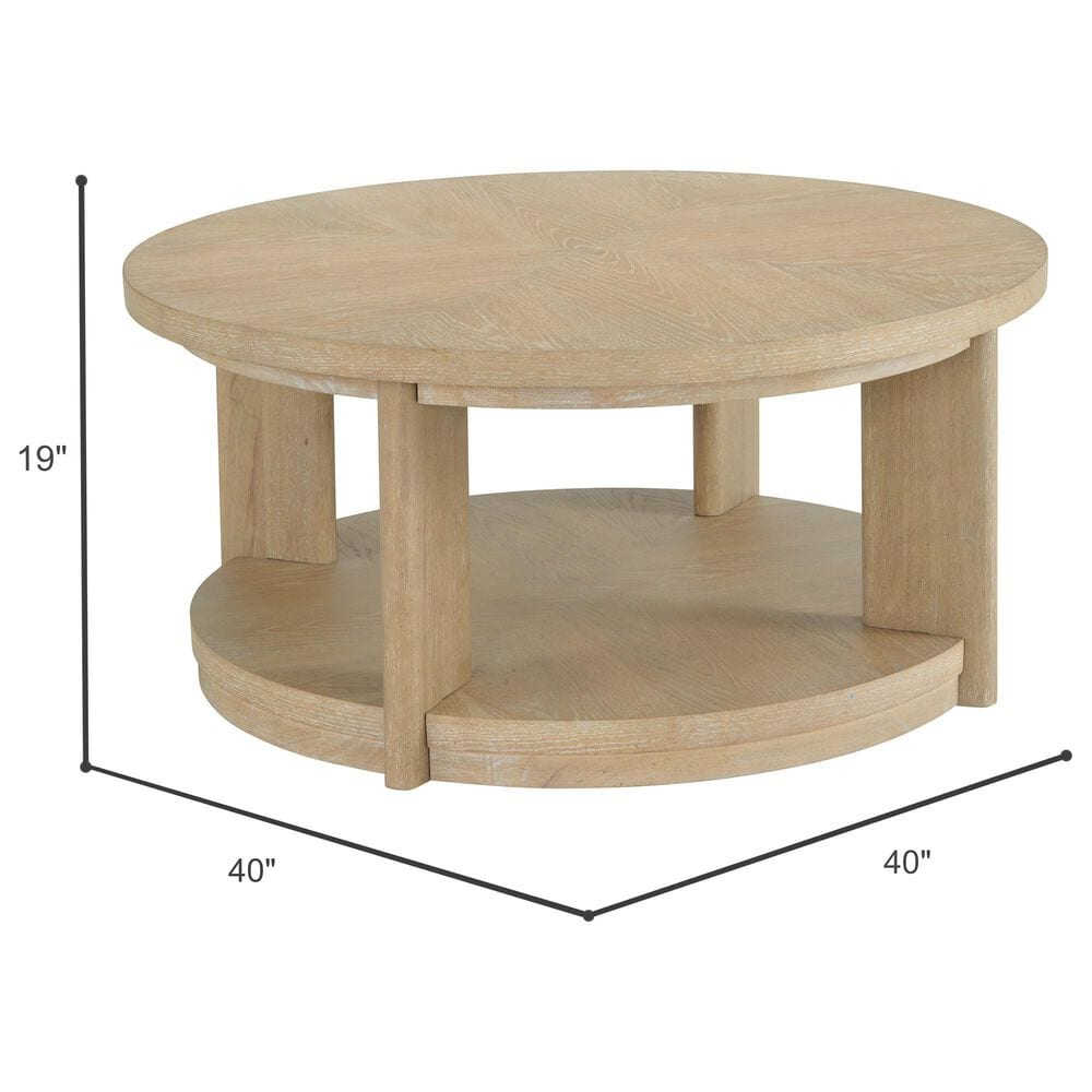 Golden Wave Furniture Pacific Grove Coffee Table in Sand Dune, , large