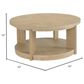 Golden Wave Furniture Pacific Grove Coffee Table in Sand Dune, , large