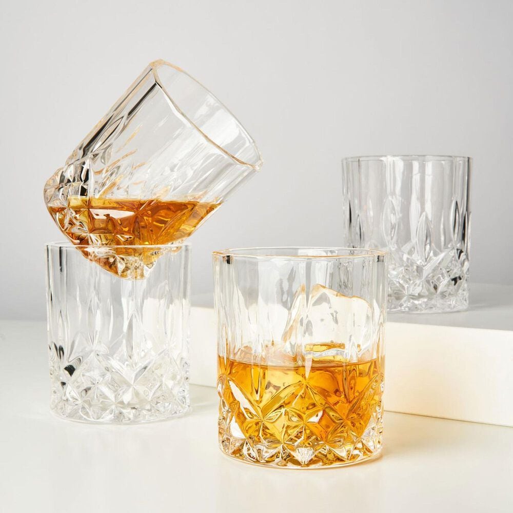 True Admiral Crystal Tumbler in Clear &#40;Set of 4&#41;, , large