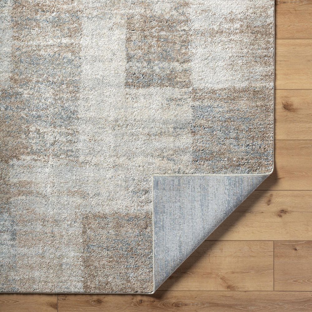 Surya Avellino 2&#39; x 2&#39;11&quot; Light Beige, Tan, Light Gray, Gray and Deep Teal Area Rug, , large
