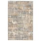 Nourison Rush CK951 3"2" x 5" Grey and Beige Area Rug, , large