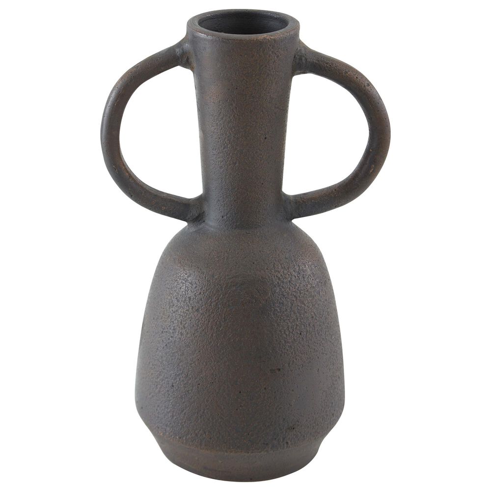 Ashley Aadeen 14&quot; Vase in Distressed Brown, , large