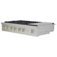 Monogram 48" Professional Gas Rangetop with 6 Burners and Griddle in Stainless Steel, , large