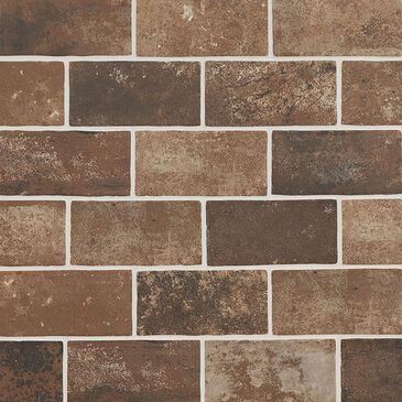 MS International Brickstone Red 5" x 10" Porcelain Tile, , large