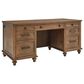 Riva Ridge Hensley 66" Executive Desk in Honey, , large